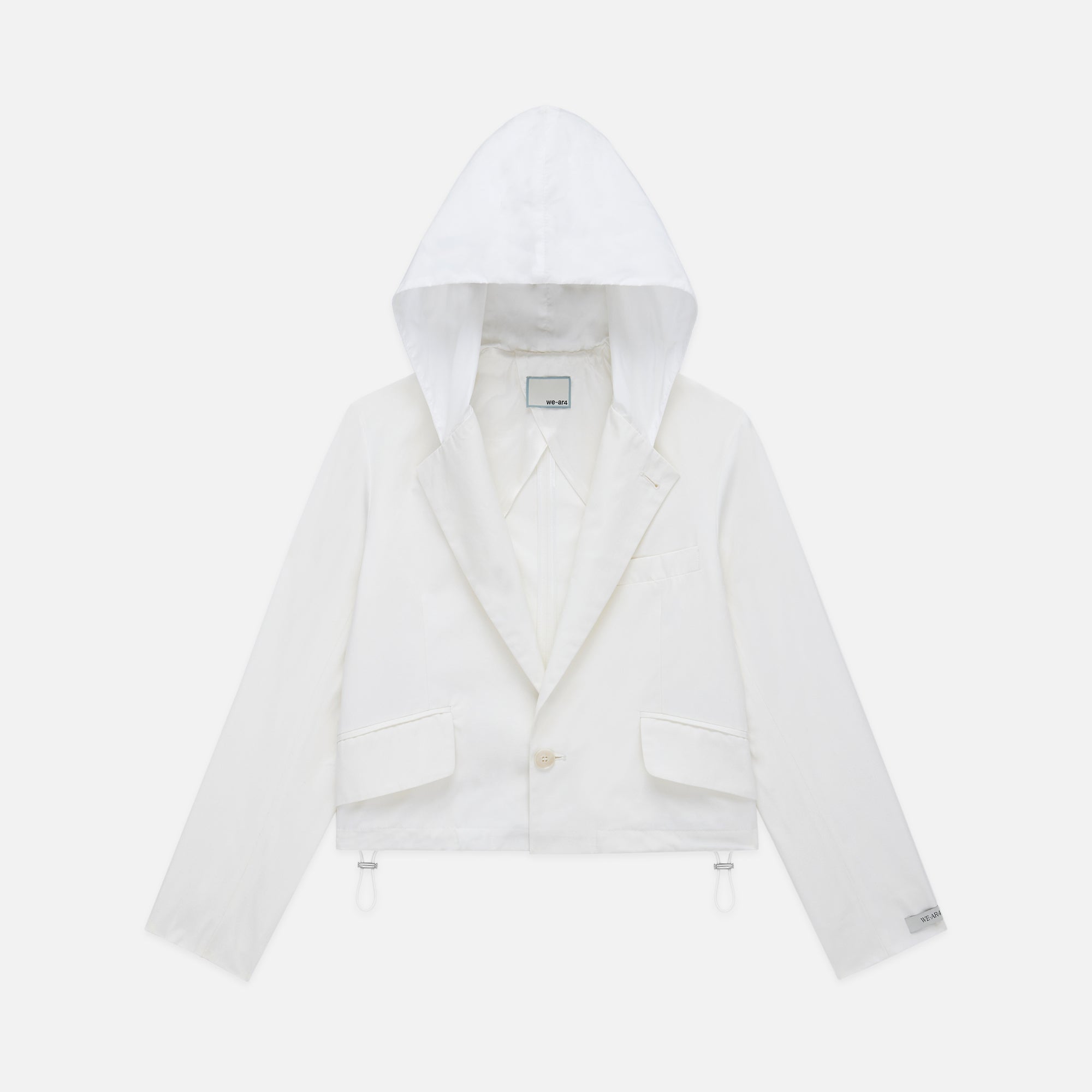The Cropped Hooded Blazer