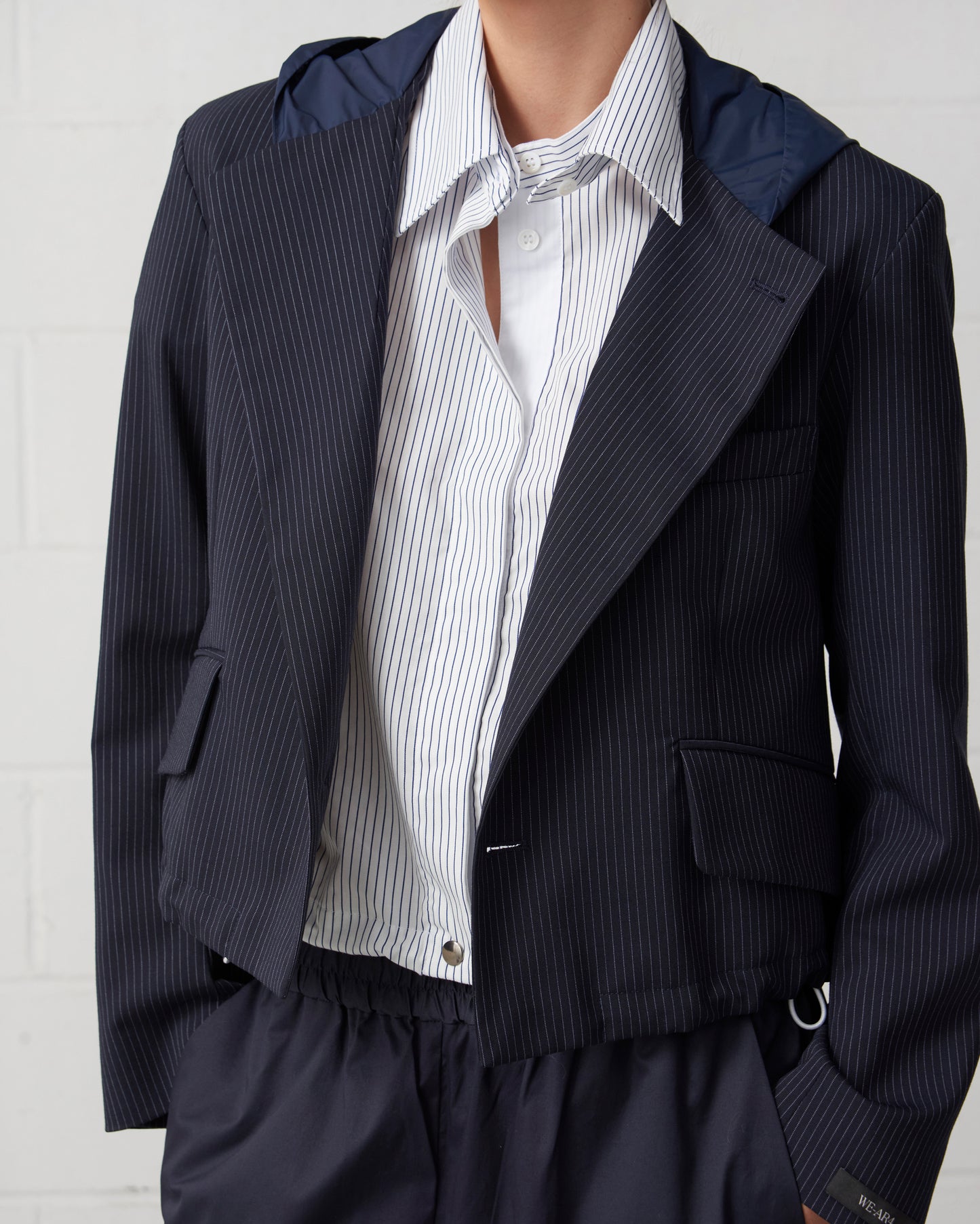 The Cropped Hooded Blazer