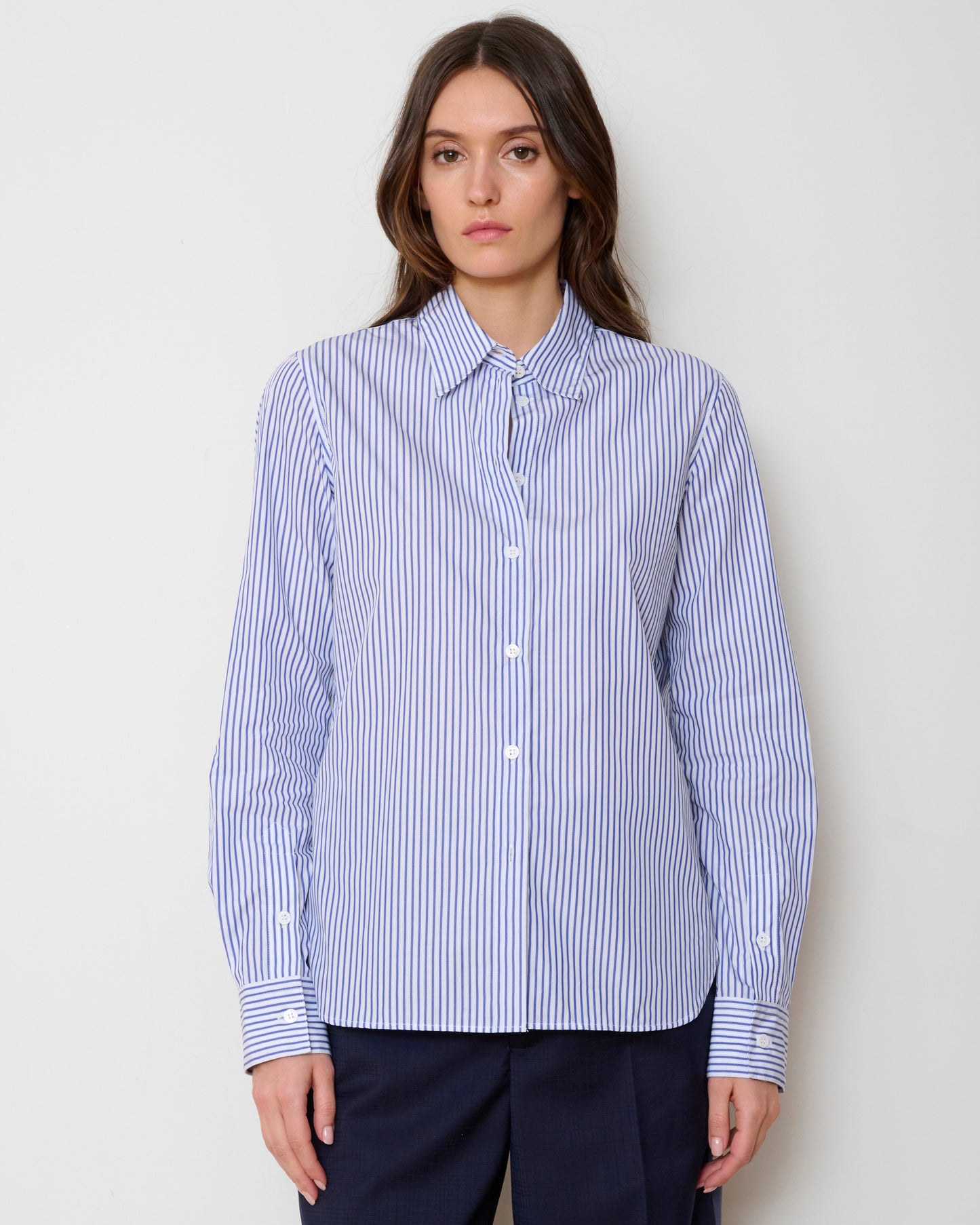Fitted Collared Shirt