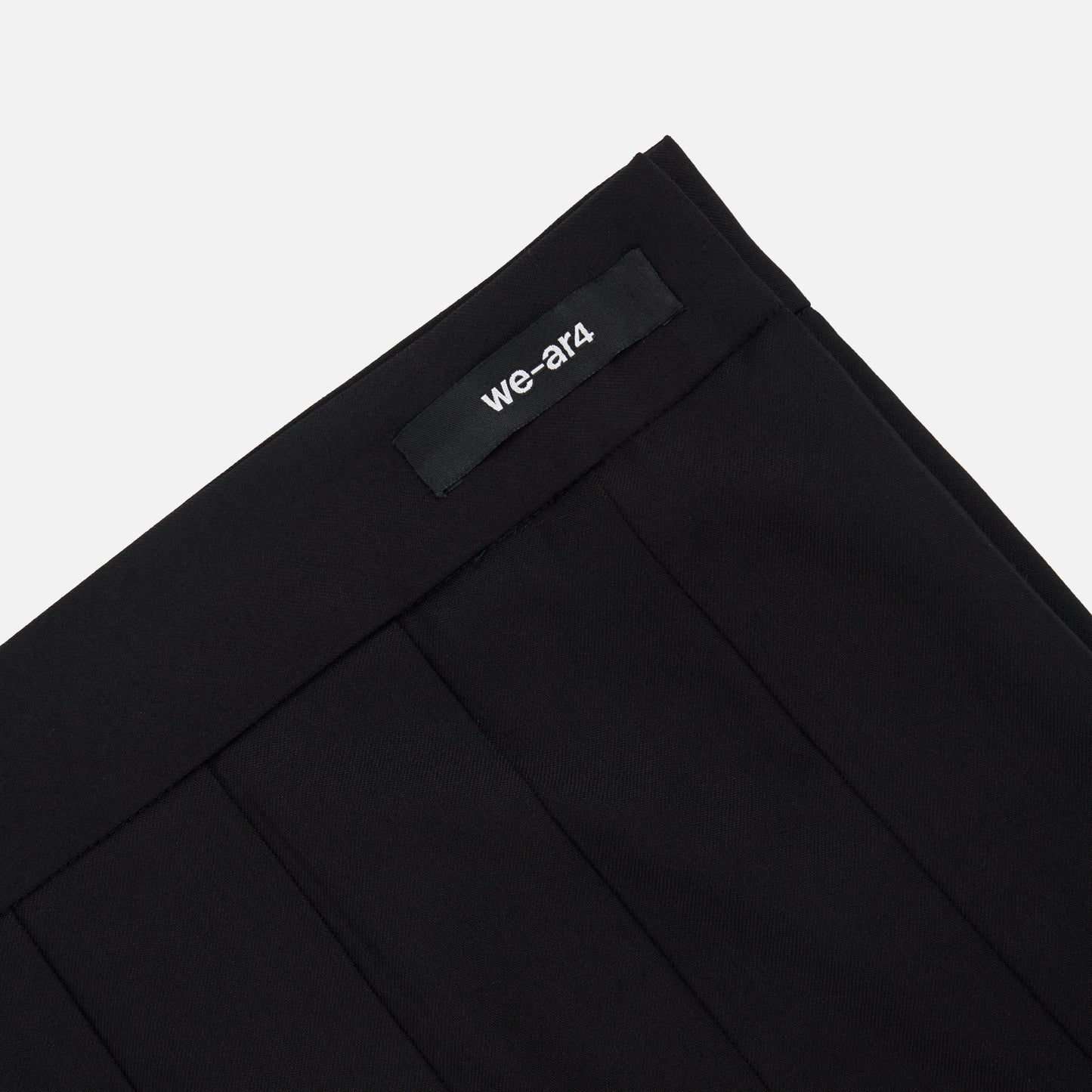 Asymmetric Pleated Skirt