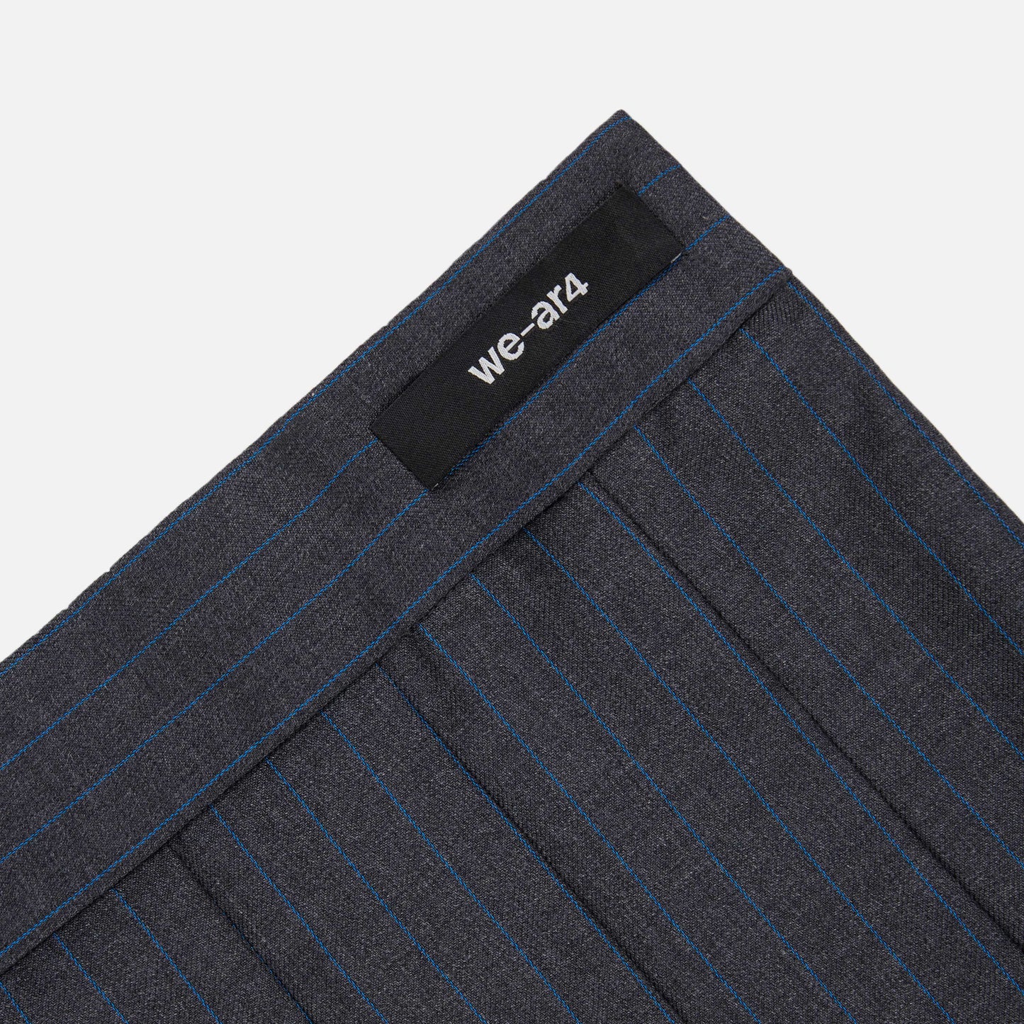 Asymmetric Pleated Skirt