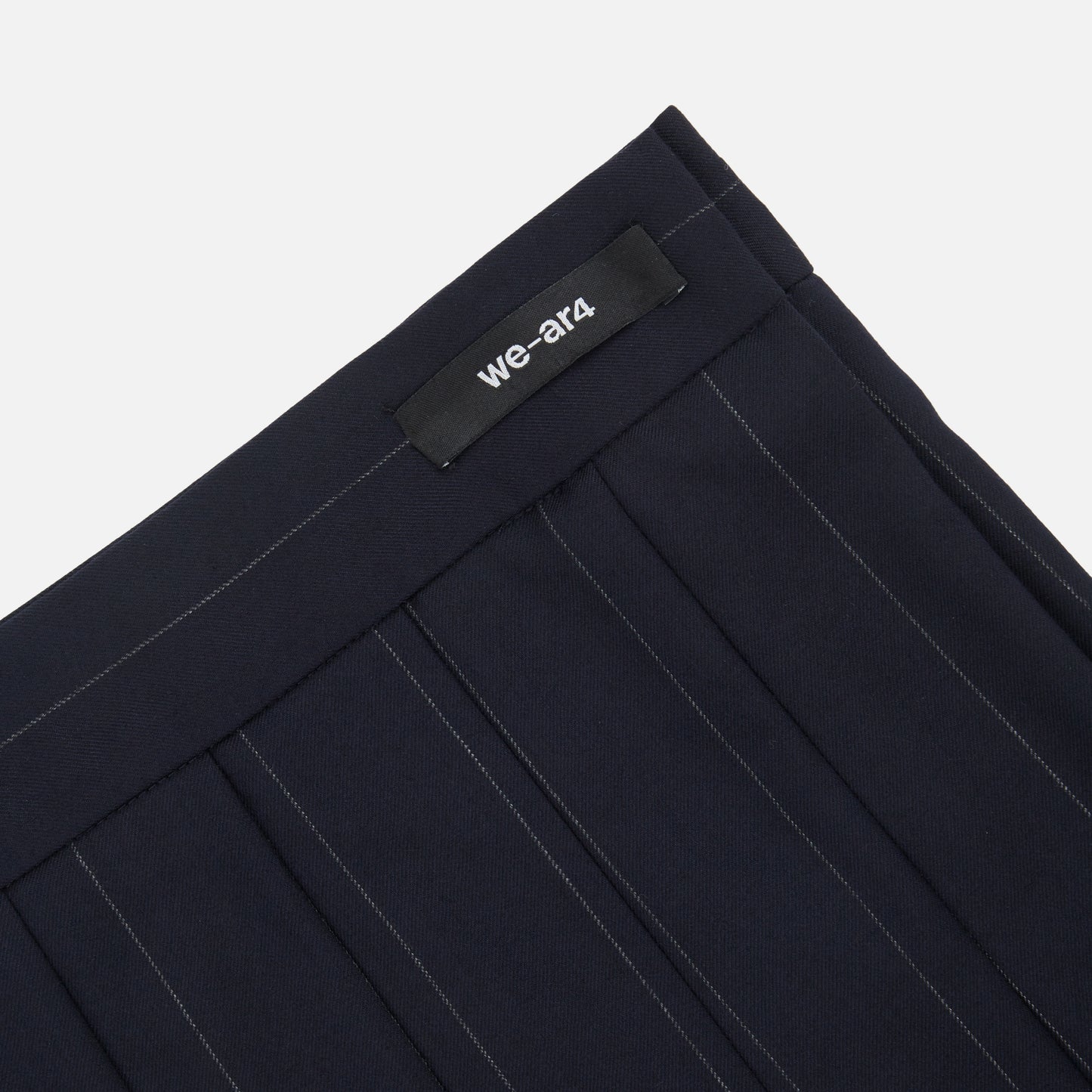 Asymmetric Pleated Skirt