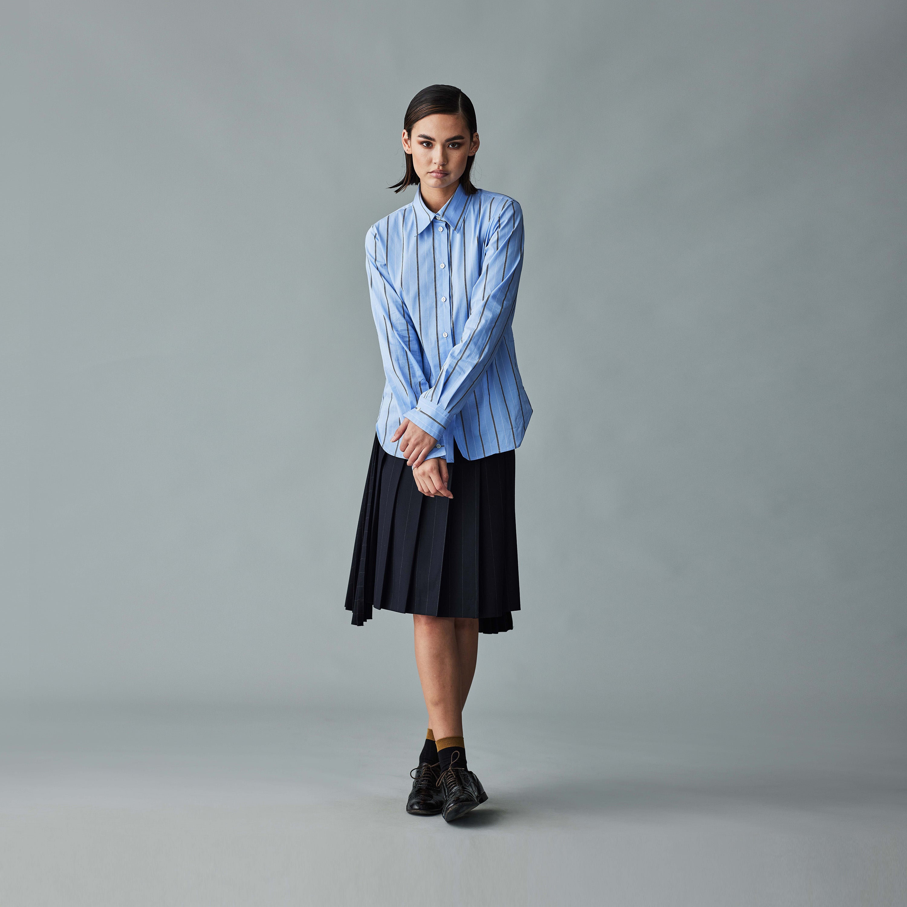 Fitted Collared Shirt