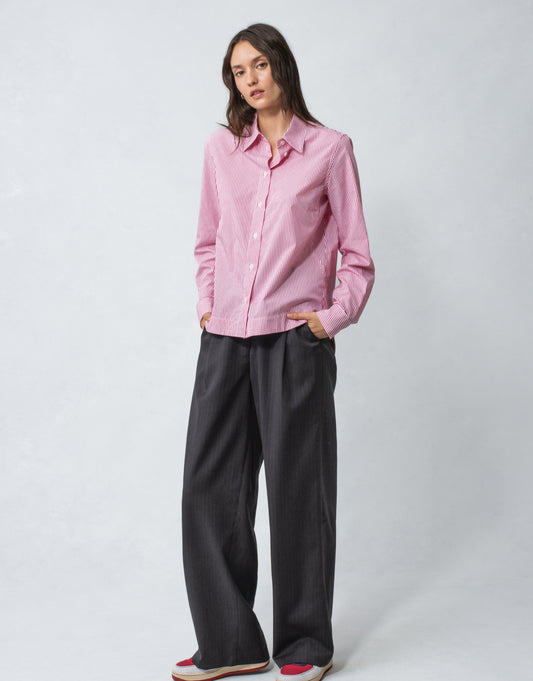 Cropped Collared Shirt