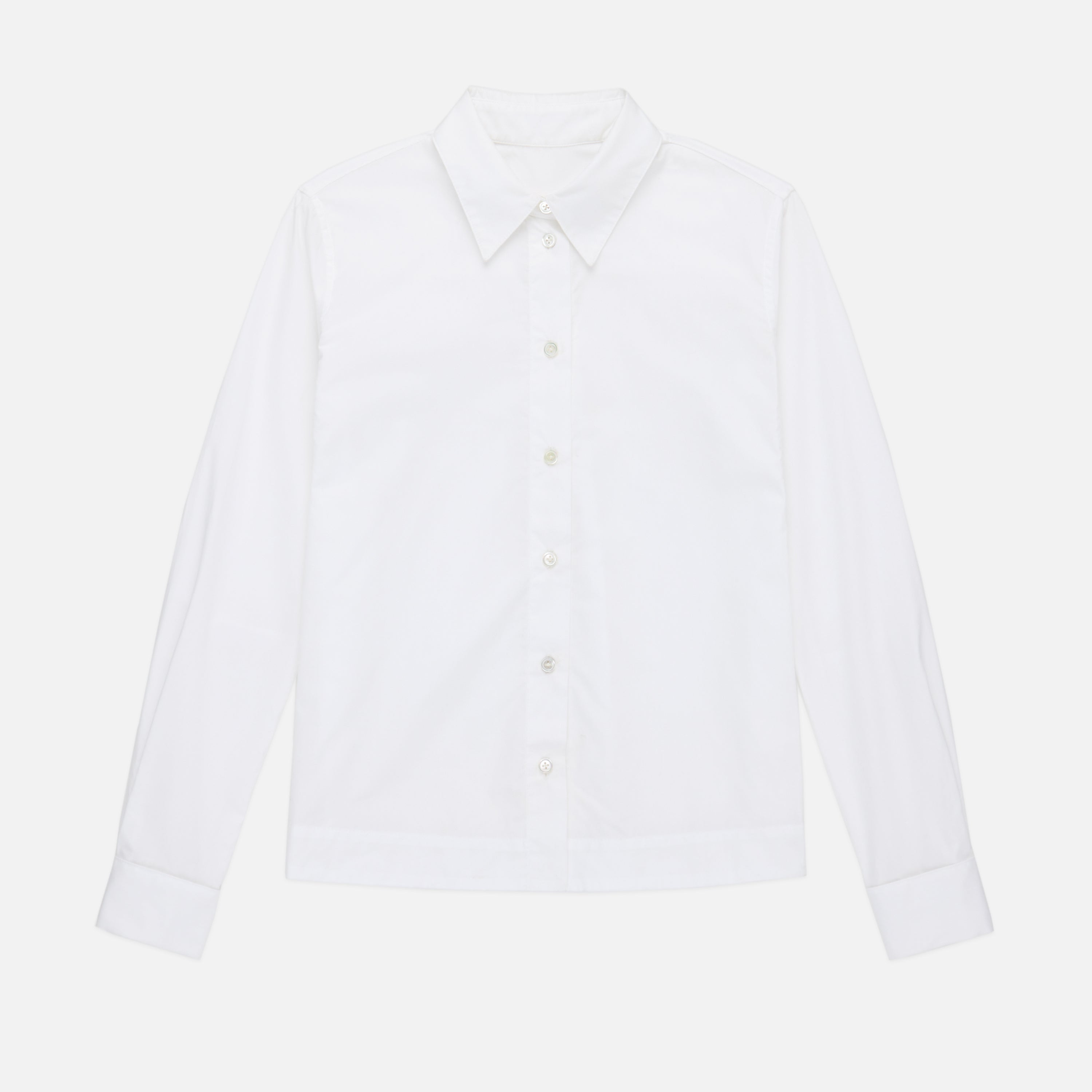 Cropped Collared Shirt