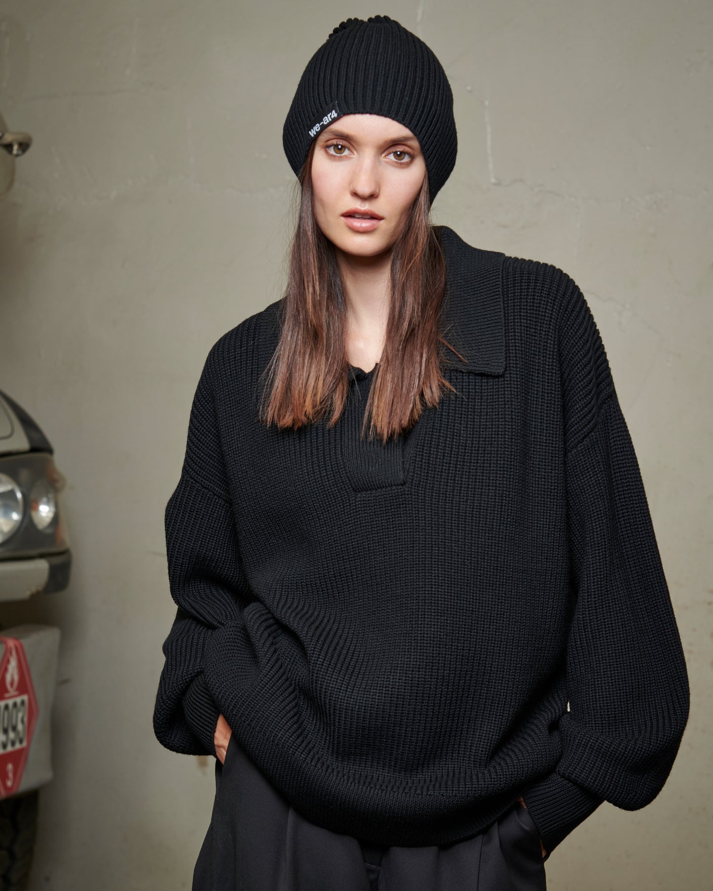 Oversize Knitted Polo