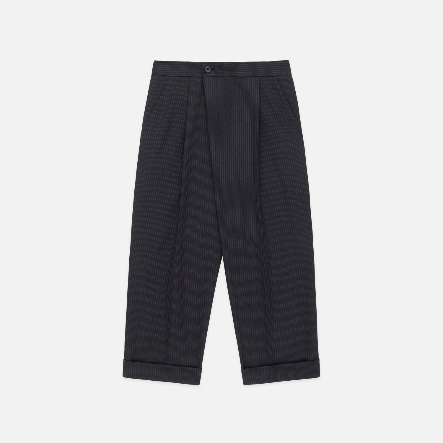 Picture of Wool Cropped Wide-Leg Culottes - Women's